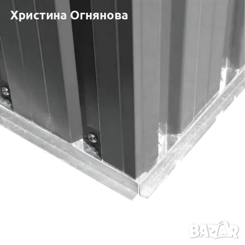 Метална градинска къща за инструменти с вентилация и заключване - 277 × 299 × 192 см, снимка 8 - Други - 53144843