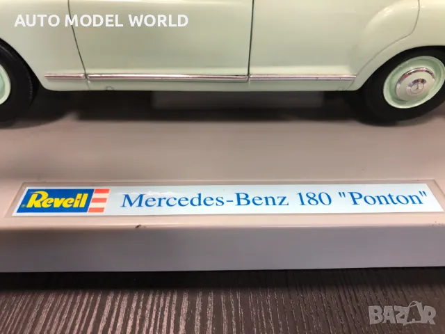 REVELL метална колекционерска количка MERCEDES 180 PONTON 1:18, снимка 4 - Колекции - 46964872