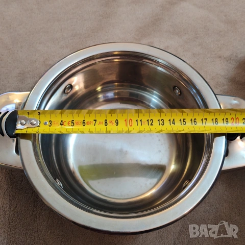 Тенджерка 1 литър, неръждаема стомана, Швейцария. , снимка 6 - Съдове за готвене - 53179192