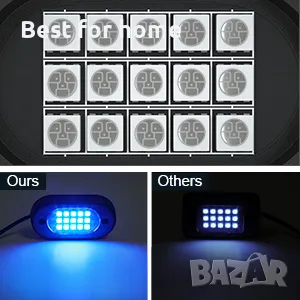 Тунинг светлини за атомобил YiLaie RGB LED- 4 бр., снимка 11 - Аксесоари и консумативи - 47104586