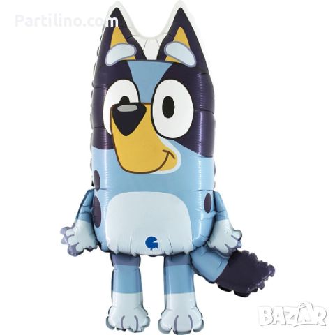 Фолиев балон Блуи Bluey, фигура 90 см L214, снимка 1 - Декорация - 46648273