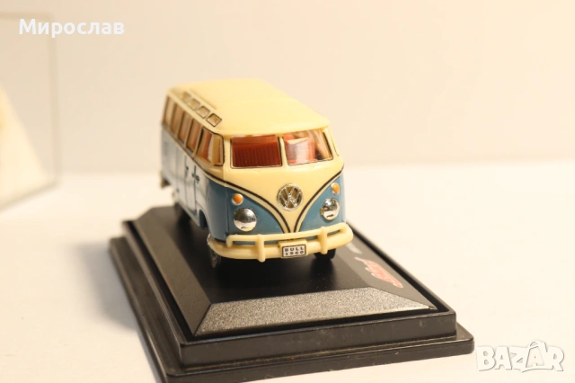 1:72 SCHUCO VW BUS МИКРОБУС ИГРАЧКА КОЛИЧКА МОДЕЛ, снимка 4 - Колекции - 53464504