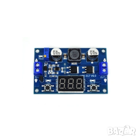 DC-DC повишаващ конвертор 3–35V към 3.5–35V с LED волтметър, снимка 3 - Друга електроника - 53909883