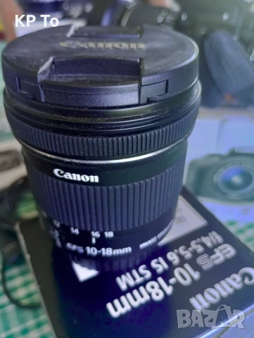 Canon EOS 100D  + обектив 18-55mm IS STM, снимка 6 - Фотоапарати - 50896930