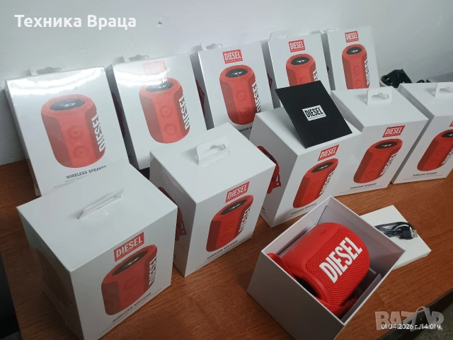 Bluetooth колонка DIESEL. 10 бр. Чисто нови с фолиото на кутиите. Неразопаковани! , снимка 12 - Bluetooth тонколони - 54038607