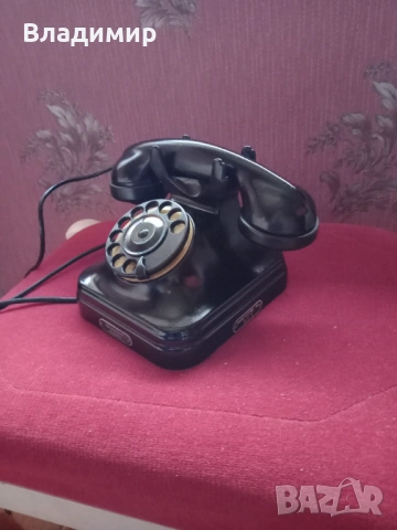 Телефон-бакелитов, снимка 1 - Абсорбатори - 46702225