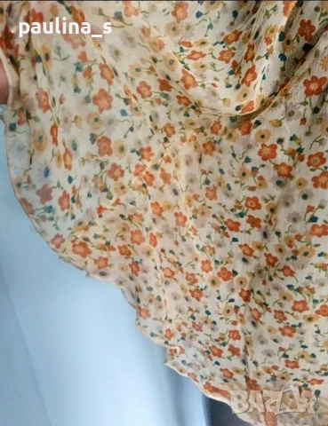 Четири различни броя / Маркова лятна туника от ефирен шифон  , снимка 13 - Туники - 36144388