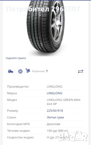 Летни гуми 4х4 225/60/18 , снимка 2 - Гуми и джанти - 53467606