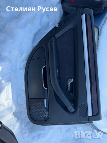 салон седалки перфорирани audi s8 a8 d3 5.2 450hp facelift 2009г цена 370 евро за всичко - задни пер, снимка 8 - Части - 53557846