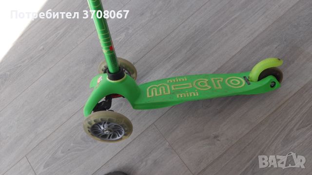 Тротинетка Micro Mini светещи гуми, снимка 3 - Детски велосипеди, триколки и коли - 46405447