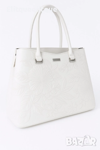 Елегантна дамска чанта с флорална бродерия, снимка 3 - Чанти - 52173687