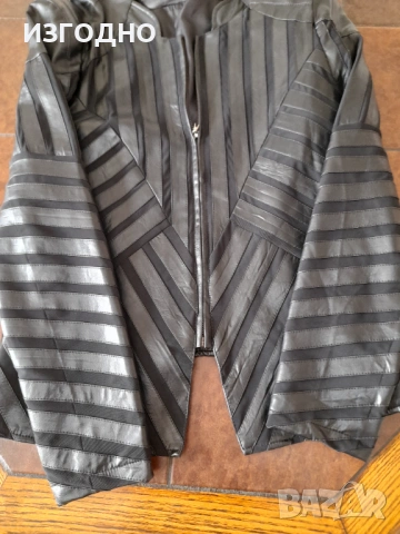 15€ МОДЕРНО КОЖЕНО ЯКЕ ЧЕРНО