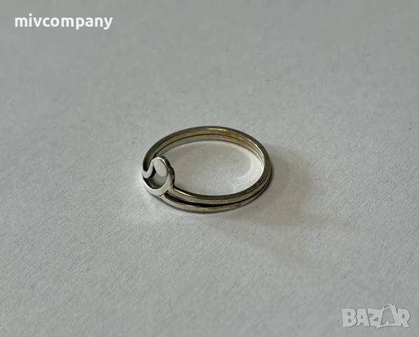 Сребърен пръстен 1.22гр., снимка 2 - Пръстени - 53783583