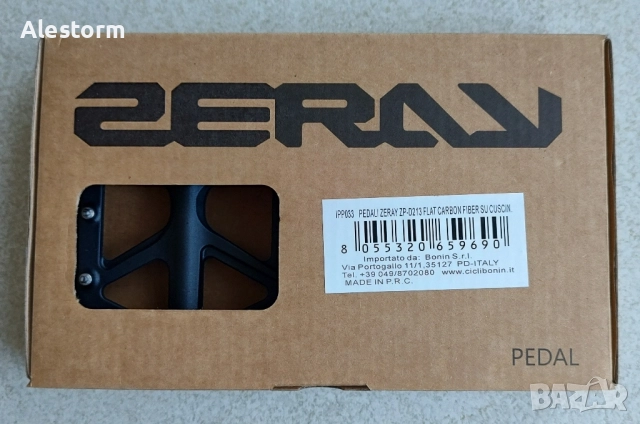 Педали Zeray D213 flat carbon fiber. Нови., снимка 5 - Части за велосипеди - 51446025