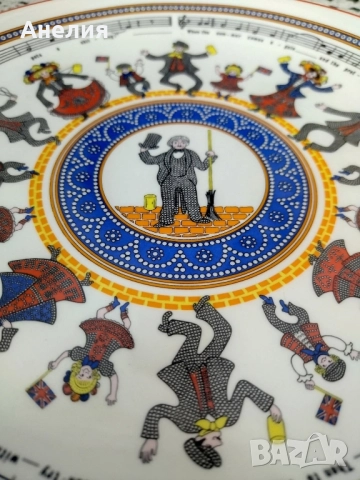 Чиния за стена - Перлени крале и кралици на Лондон , снимка 2 - Декорация за дома - 52335977