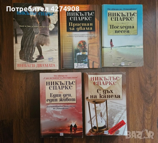 Колекция- Никалъс Спаркс 