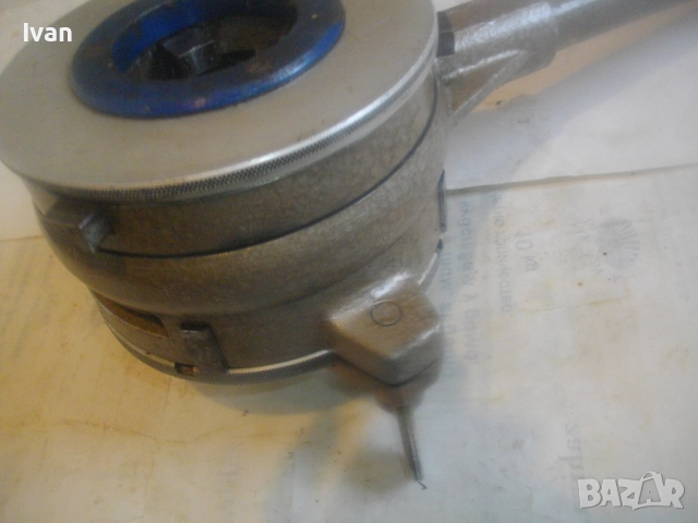 Чехословашка резбонарезна за тръби до 2" цола винтонарезка винторез пафта плашка JOPAL 2 NAREX , снимка 14 - Други инструменти - 52720476