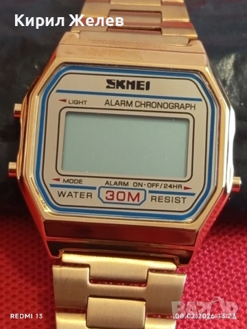 Винтидж електтронен часовник много красив перфектно състояние 53638, снимка 2 - Антикварни и старинни предмети - 53401053