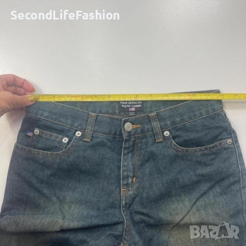 Дънки Polo Jeans Company Ralph Lauren сини  размер W28 L33, снимка 4 - Дънки - 53673786