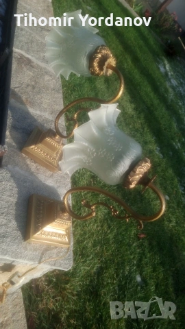 Нощни лампи (месингови)., снимка 9 - Настолни лампи - 54059746