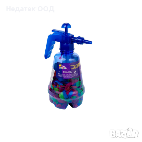  Детски парти балони, с водна помпа,синя, 500 бр., снимка 1 - Надуваеми играчки - 45006288