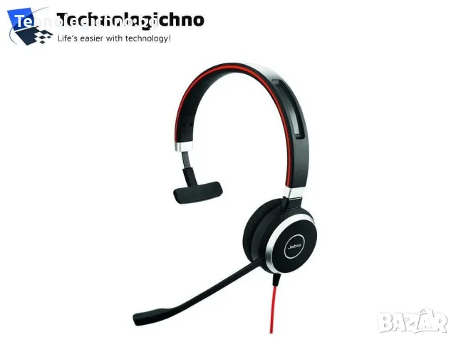 Слушалки Jabra Evolve 40 MS Mono USB-C, снимка 3 - Слушалки, hands-free - 47041481