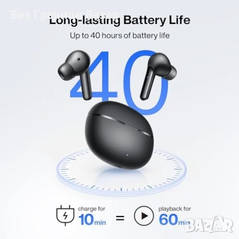 Нови Безжични слушалки Bluetooth 5.3 TWS HiFi бас ENC 4 мик IP7 с кутия за зареждане, снимка 7 - Bluetooth слушалки - 53647490