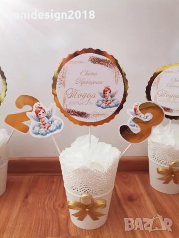 Украса За маса, номера за масите за кръщене, снимка 2 - Други - 51291531