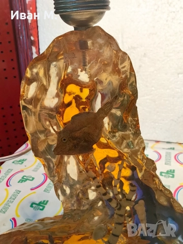 Декоративна настолна лампа от смола , снимка 7 - Декорация за дома - 52318754