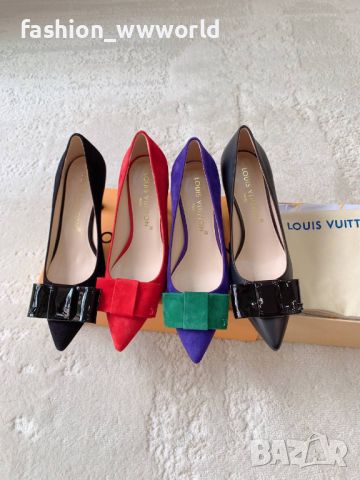 дамски елегантни обувки LOUIS VUITTON-реплика, снимка 4 - Дамски обувки на ток - 45389417
