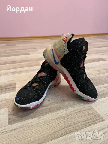 Обувки Nike LeBron 18 MULTICOLOR 46 номер, снимка 6 - Маратонки - 54001218