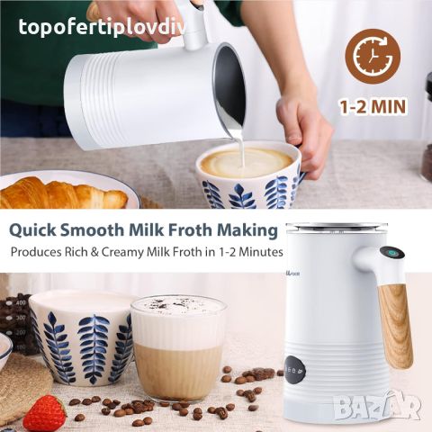 Уред за разпенване на мляко 4 in 1 Milk Frother Machine, снимка 5 - Кани - 46672958