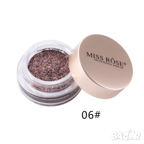 Цветен блясък за лице и коса MISS ROSE, снимка 9 - Аксесоари за коса - 47730920