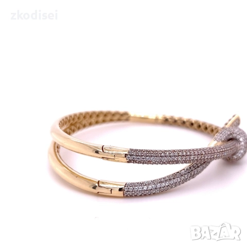 Златна дамска гривна Tiffany 17,63гр. 14кр. проба:585 модел:36261-6, снимка 3 - Гривни - 52982120