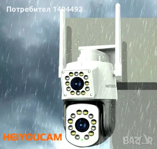 12мп. двойна wifi камера, снимка 1 - IP камери - 48972358