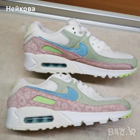 Nike Air Max 90 Ester Leppard 38 като Нови , снимка 3 - Маратонки - 47698491