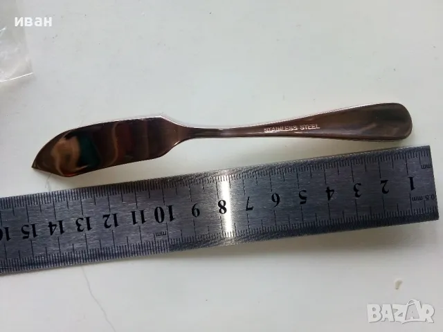 Нож за мазане,нови 7 броя., снимка 6 - Прибори за хранене, готвене и сервиране - 49347747