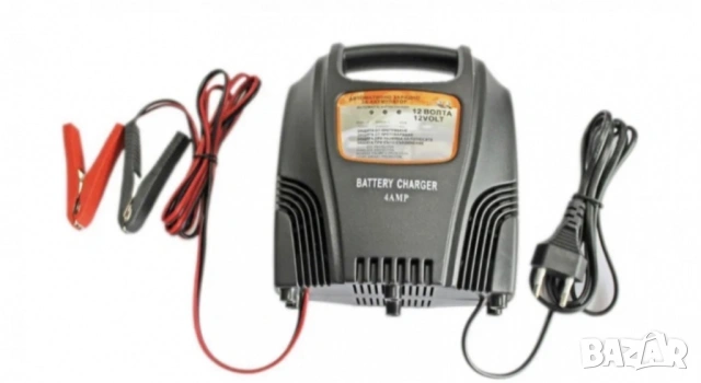 Зарядно за акумулатор 4А, снимка 3 - Друга електроника - 54144390