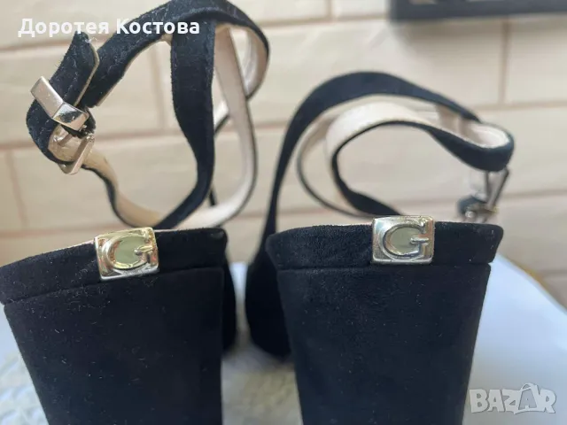 GUESS ориг.черни сандали от Англия, снимка 9 - Сандали - 50008932