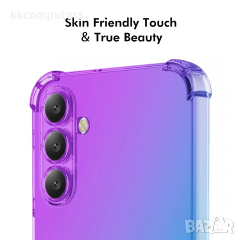 Samsung Galaxy A26 5G Удароустойчив ENKAY2 Силиконов Калъф и Протектор, снимка 7 - Калъфи, кейсове - 51485093