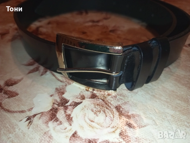 CLAUDIO ORCIANI Нов Италиански Мъжки Колан от Естествена Кожа 115см., снимка 6 - Колани - 52675776