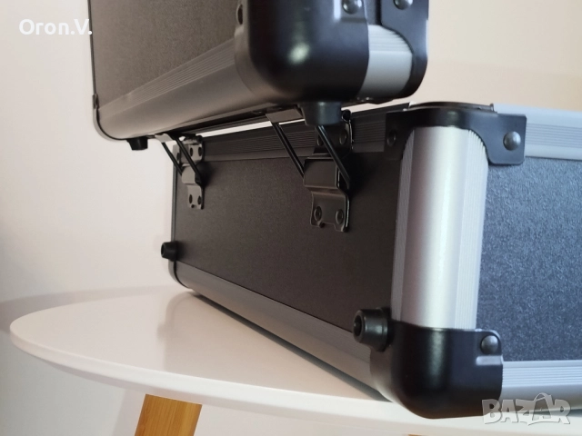 ⚫ BLACK 👁️‍🗨️👁️‍🗨️ FRIDAY⚫Алуминиев Куфар 380/260/160, снимка 9 - Нумизматика и бонистика - 52142038