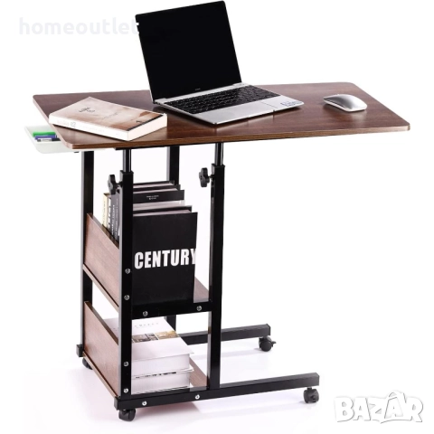 ПРОМОЦИЯ Офис бюро на колела с регулируема височина X0019ZP1WF URBAN DECO HOME