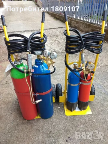 Мобилен оксижен с 2 х 6.5 литра бутилки , снимка 10 - Други инструменти - 49761769