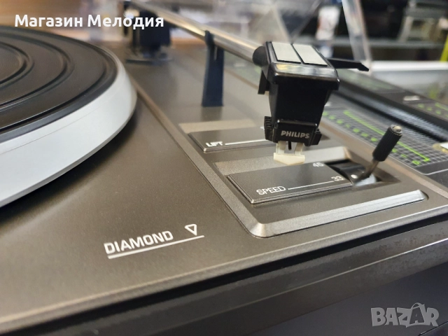 💽📻📀🎶 Грамофон Philips 410 Има вграден усилвател. С нова игла! В перфектно техническо и много доб, снимка 10 - Грамофони - 35589302