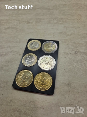 Emergency wallet Card-карта за евро монети, снимка 6 - Други - 53142983