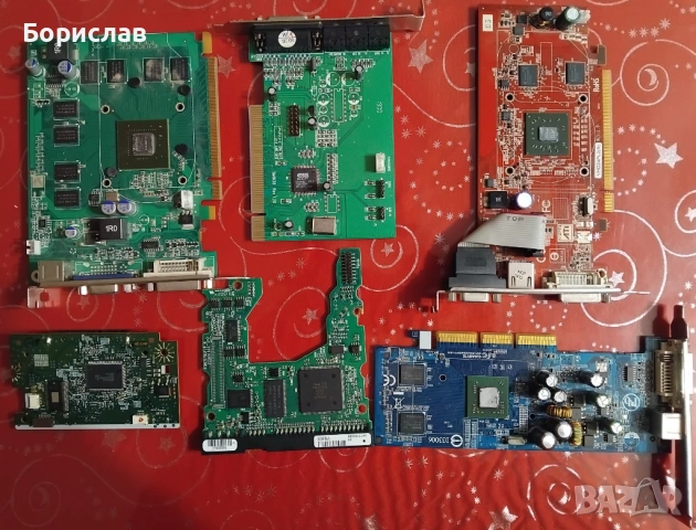 Електронна скрап 8 платки от компютри и 4 от телефони, снимка 2 - Друга електроника - 53564423