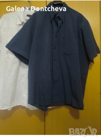 Подарявам мъжки ризи с къс ръкав голям размер, снимка 6 - Ризи - 54066841