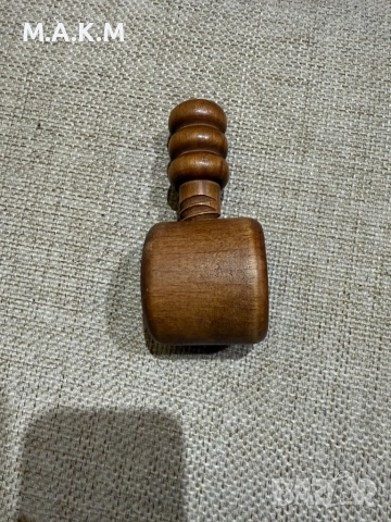 Стара дървена орехотрошачка, снимка 3 - Антикварни и старинни предмети - 53867757