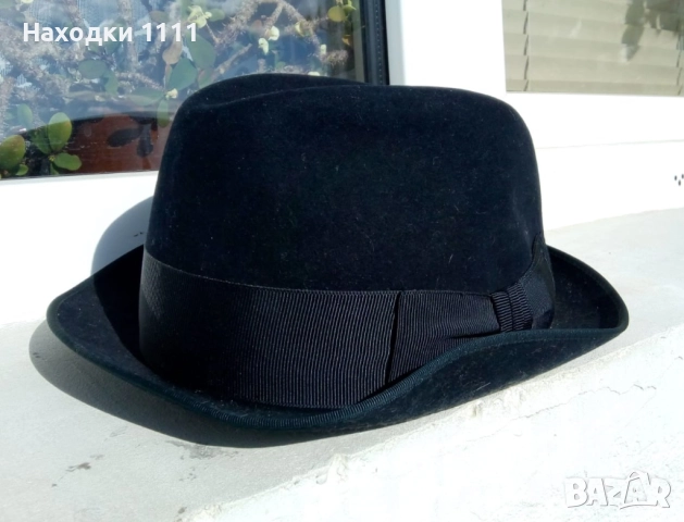 Висококачествена дамска шапка немски бранд Mayser, черна, перфектна, снимка 3 - Шапки - 52153239